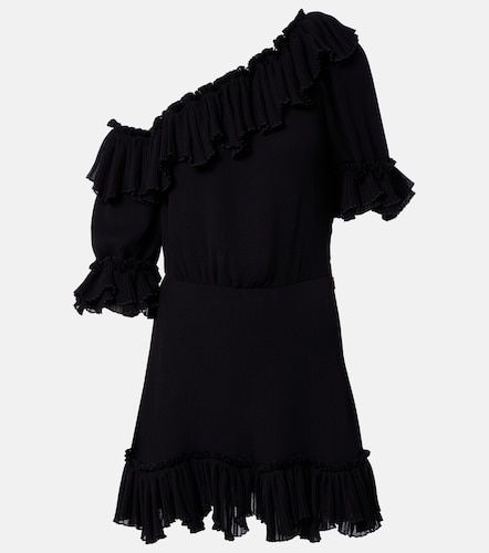 Robe asymétrique en soie - Saint Laurent - Modalova