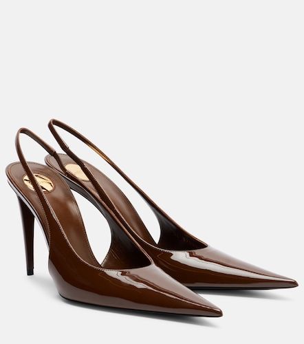 Escarpins slingback Guermantes en cuir verni - Saint Laurent - Modalova