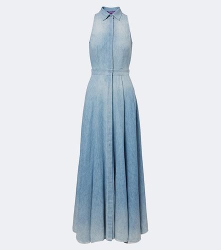 Robe longue en chambray de coton - Ralph Lauren Collection - Modalova