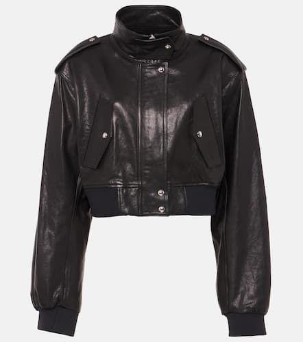 Veste bomber Kember raccourcie en cuir - Khaite - Modalova