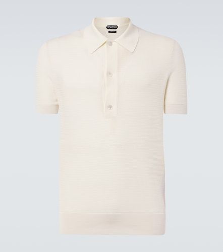 Tom Ford Polo en coton et soie - Tom Ford - Modalova