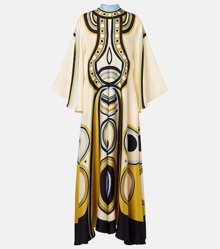 Robe longue Magnifico en soie à imprimé - La DoubleJ - Modalova