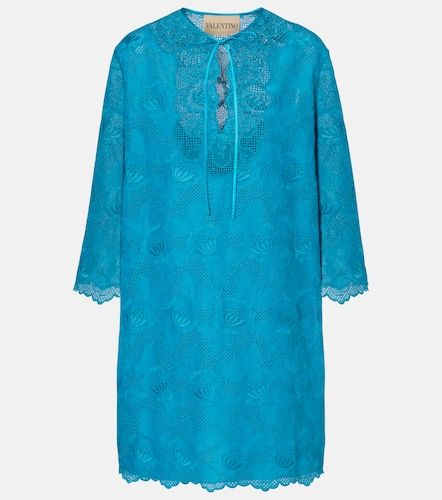 Cafetan en coton à broderies anglaises - Valentino - Modalova