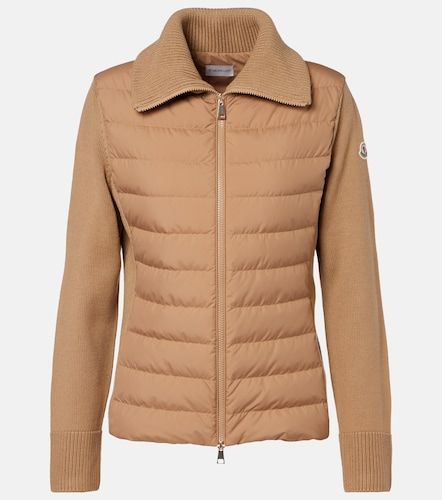 Cardigan matelassé en laine - Moncler - Modalova