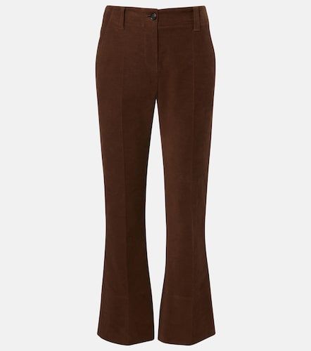 Pantalon évasé en coton - Brunello Cucinelli - Modalova
