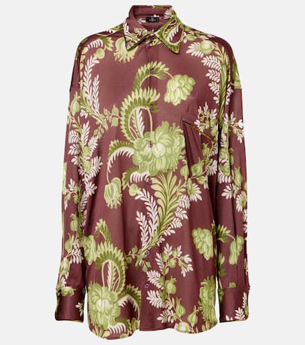 Etro Chemise oversize à fleurs - Etro - Modalova