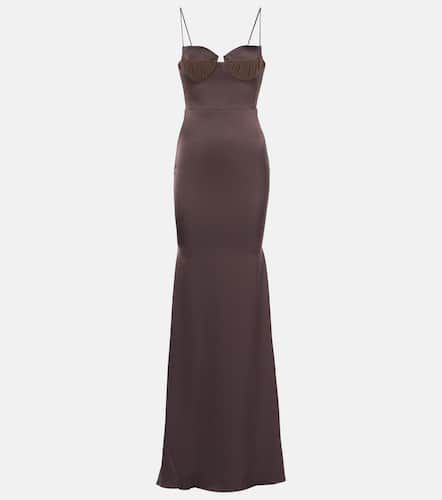 Alex Perry Robe longue en satin - Alex Perry - Modalova