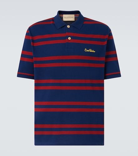 Polo Chez rayé en coton - Valentino - Modalova