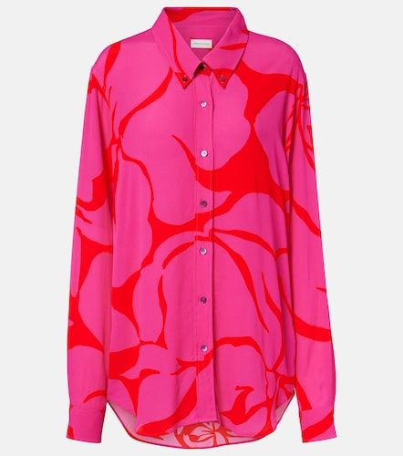 Chemise oversize à fleurs - Dries Van Noten - Modalova