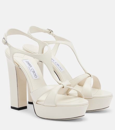 Sandales à plateau Kesia en cuir - Jimmy Choo - Modalova