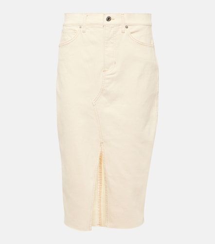 Jupe midi Breves en denim - Veronica Beard - Modalova