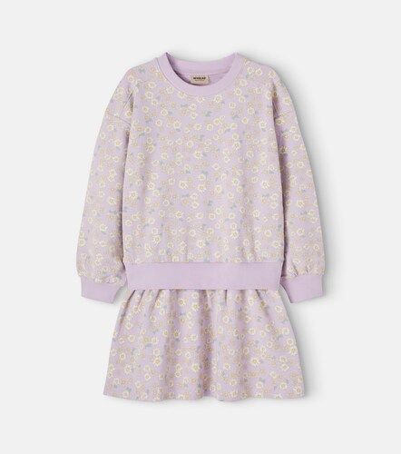 Robe Maggie en coton à fleurs - Wheat - Modalova