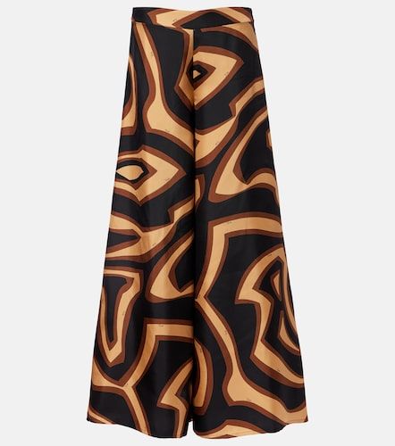 Pantalon ample Labirinto en satin de soie - Pucci - Modalova