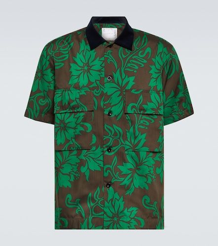 Chemise bowling à imprimé floral - Sacai - Modalova