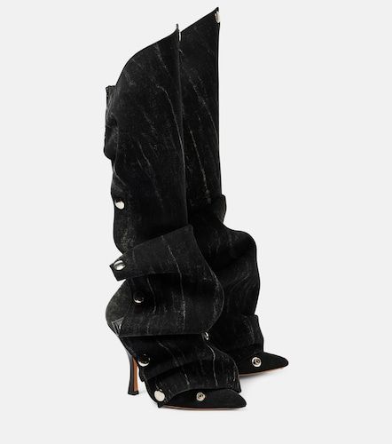 Y/Project Bottes Snap en denim - Y/Project - Modalova