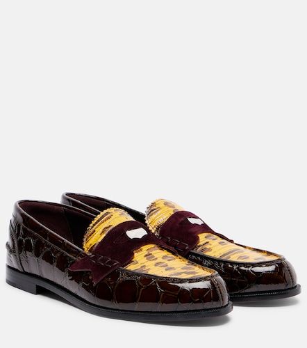 Mocassins Penny en cuir verni - Christian Louboutin - Modalova