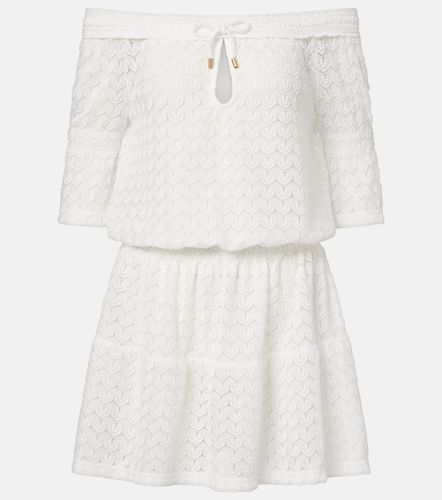 Robe Flo en crochet de coton et lin - Melissa Odabash - Modalova