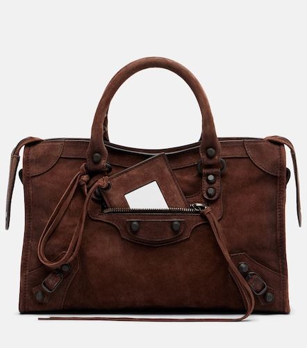 Sac Le City Small en daim - Balenciaga - Modalova