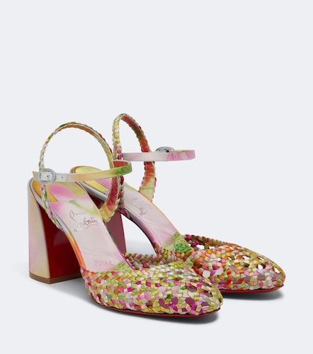 Escarpins Jane Nandina en crêpe de satin - Christian Louboutin - Modalova