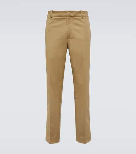 Pantalon droit en coton mélangé - Moncler - Modalova