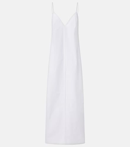 Robe longue Tuluula en popeline de soie - Khaite - Modalova