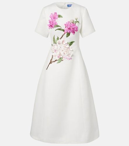 Robe midi Caroline à fleurs - Leo Lin - Modalova