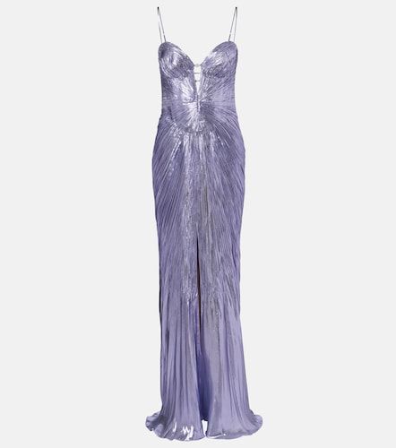 Robe bustier Sarah en soie mélangée - Maria Lucia Hohan - Modalova