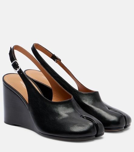 Sandales compensées Tabi en cuir - Maison Margiela - Modalova