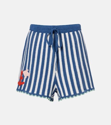 Alémais Short rayé en crochet de coton - Alemais - Modalova