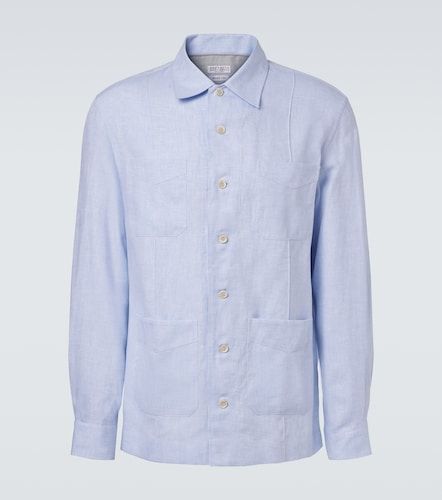 Chemise en lin et coton mélangé - Brunello Cucinelli - Modalova