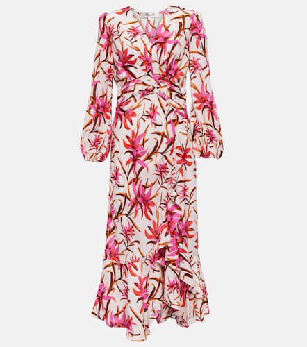 Robe midi Emmett à fleurs - Diane von Furstenberg - Modalova