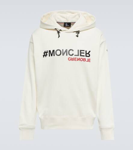 Sweat-shirt à capuche en coton à logo - Moncler Grenoble - Modalova