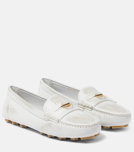 Miu Miu Mocassins en daim - Miu Miu - Modalova