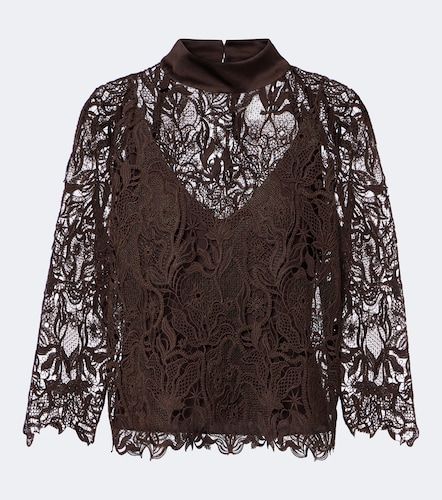 Max Mara Top en dentelle à fleurs - Max Mara - Modalova