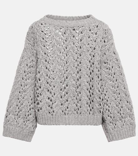 Pull en laine mélangée - Brunello Cucinelli - Modalova