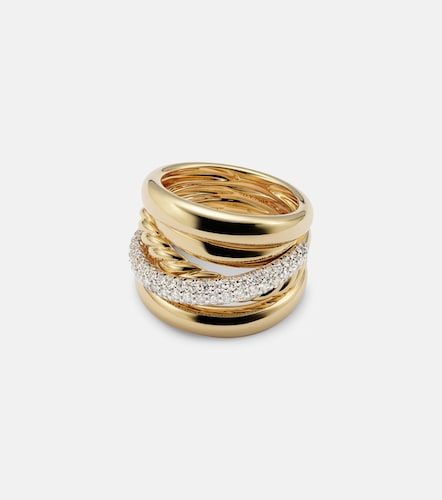 Bague DY Crossover® en or 18 ct et diamants - David Yurman - Modalova