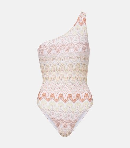 Maillot de bain asymétrique Zigzag en lamé - Missoni - Modalova