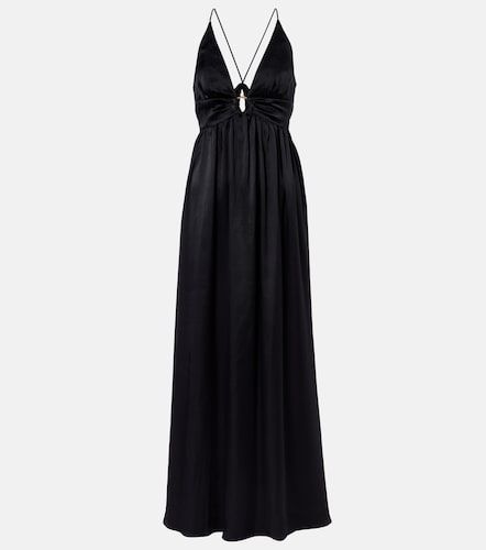Robe longue Meteora en satin de soie - Heidi Klein - Modalova