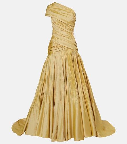 Robe longue asymétrique drapée - Marmar Halim - Modalova