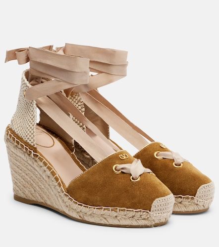 Espadrilles compensées Resort en daim - Valentino Garavani - Modalova