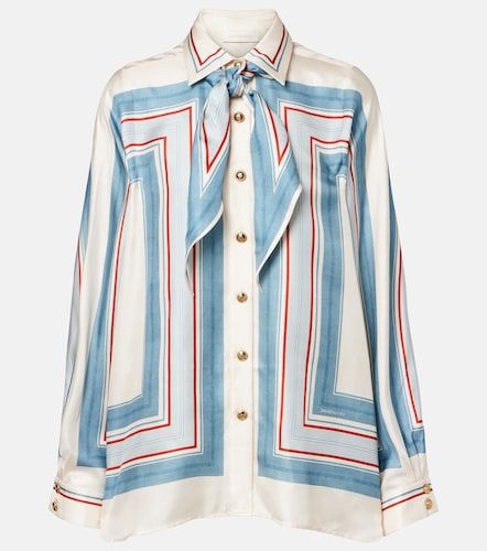Zimmermann Chemise rayée en soie - Zimmermann - Modalova