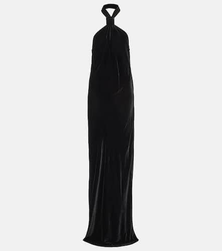 Robe longue en velours - Ann Demeulemeester - Modalova