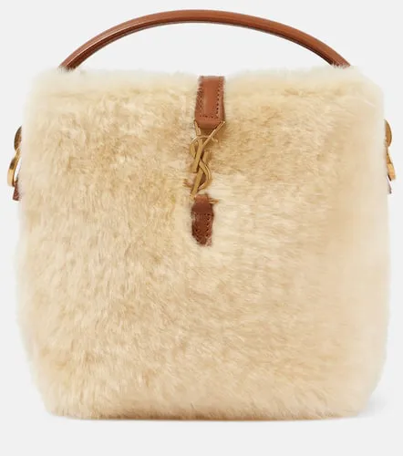 Sac seau Le 37 Mini en shearling - Saint Laurent - Modalova