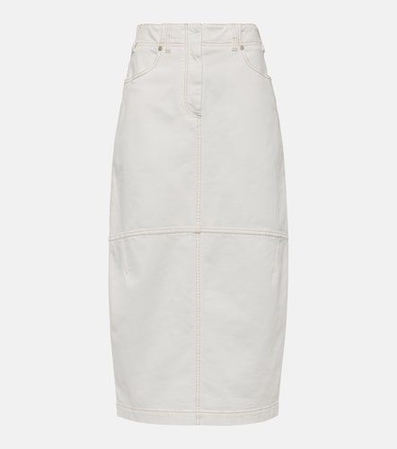 Jupe midi en denim - Brunello Cucinelli - Modalova