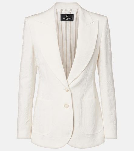 Blazer brodé en coton mélangé - Etro - Modalova