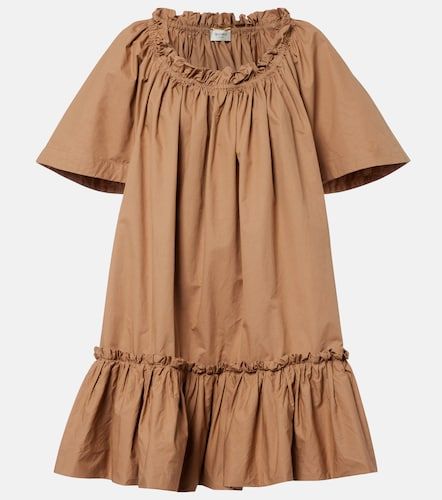 Robe en coton à volants - Saint Laurent - Modalova
