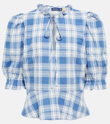 Blouse en coton à carreaux - Polo Ralph Lauren - Modalova