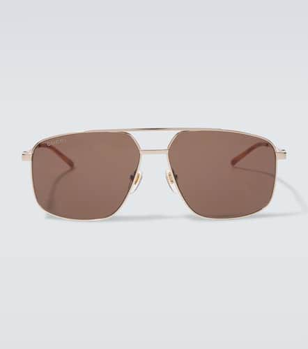 Lunettes de soleil carrées Web - Gucci - Modalova