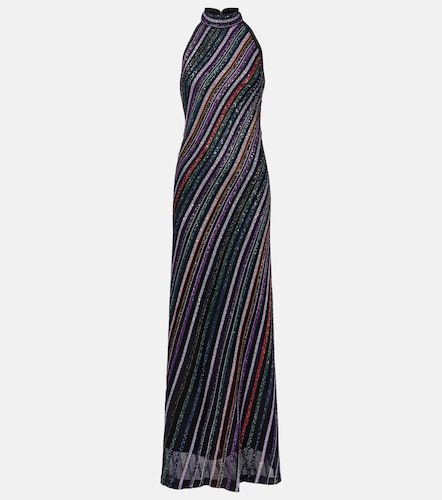 Robe longue rayée à sequins - Missoni - Modalova