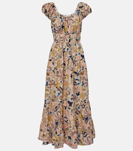 Robe midi Paloma imprimée en coton - Ulla Johnson - Modalova